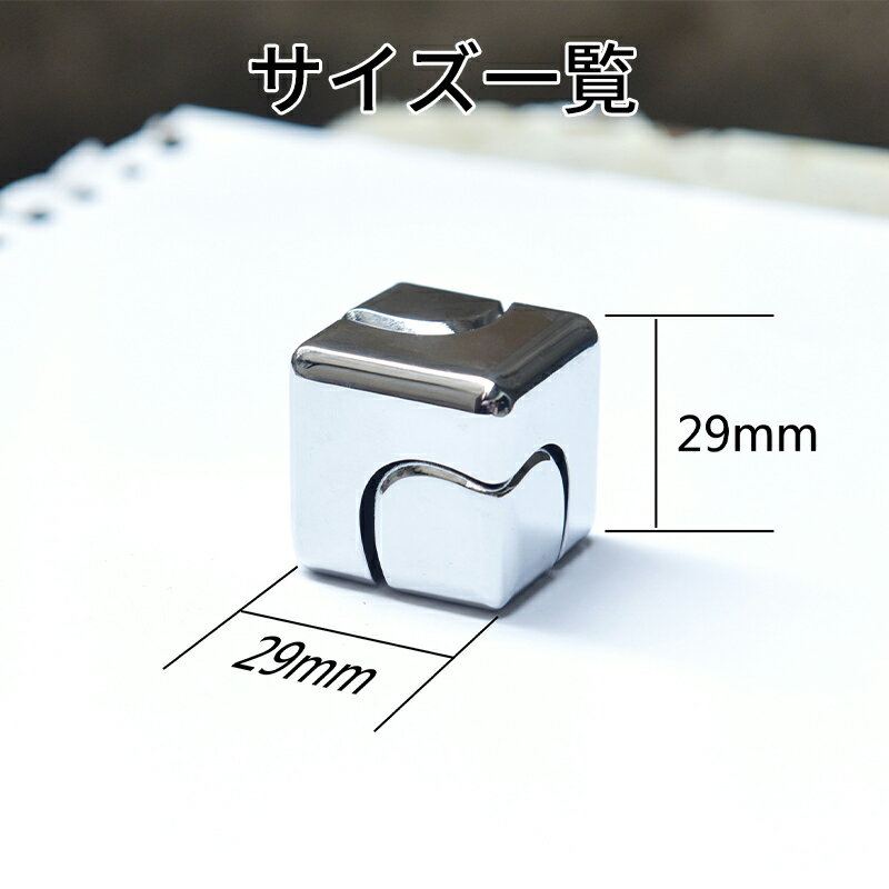 【最大15％OFFお買い物マラソン限定】キューブハンドスピナー 6面回転 超静音 金属ベアリング ストレス解消 集中力 大人用 子供 プレゼント 職場 勉強用 ポケットサイズ カラバリ8色 長時間回転 滑り止め加工 ADHD おもちゃ 耐久性 ブラック/シルバー 特価 送料無料