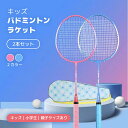 バドミントンセット ジュニア 6点 バドミントンラケット キッズ 子供用