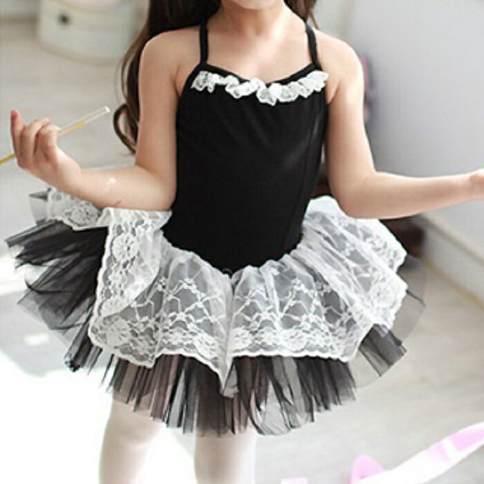 バレエ レオタード 子供 バレエレオタード 子供用 バレエレオタード・体操 新体操・女の子 キッズバレエレオタード・キッズ バレエ レオタード・子ども こども ジュニアー 発表会 バレリーナ レオタード 黒 ブラック 100/110/120/130cm