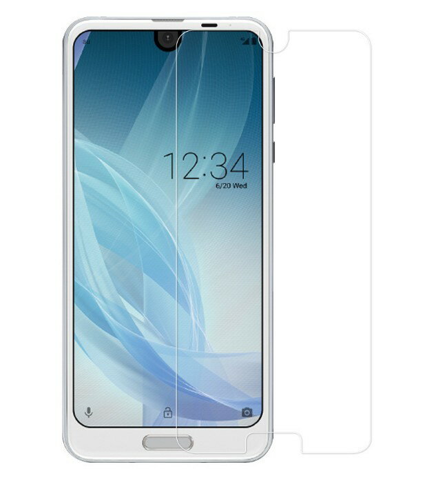 Docomo AQUOS R2 SH-03K 保護フィルム au SHV42 ガラスフィルム SH-03K ガラス フィルム 保護 9H 強化ガラス AQUOS U SHV42 sharp シャープ メール便 送料無料