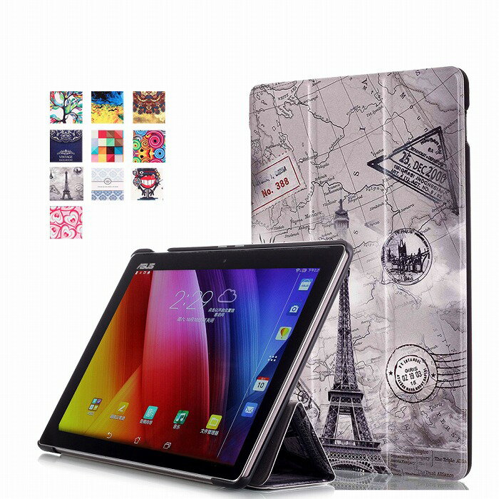 ASUS ZenPad 10 Z301MFL ケース 【タッチペン 保護フィルム2枚付】 Z301M カバー エイスース ゼンパッド 10 Z301 スタンドケース