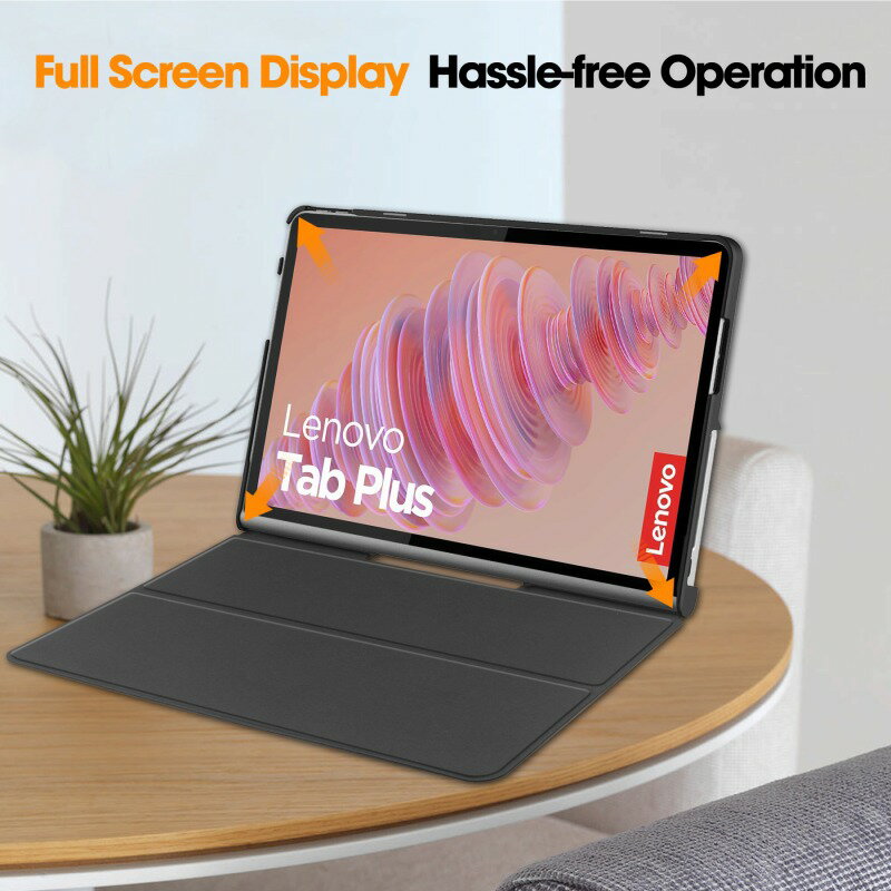 Lenovo Tab Plus ケース レノボ タブ プラス 11.5インチ カバー Xiaoxin Pad Studio 11.5inch 2024年版 ZADX0061JP TB-351FU 3点セット 保護フィルム タッチペン おまけ フィルム スタンドケース スタンド Lenovo互換 メール便