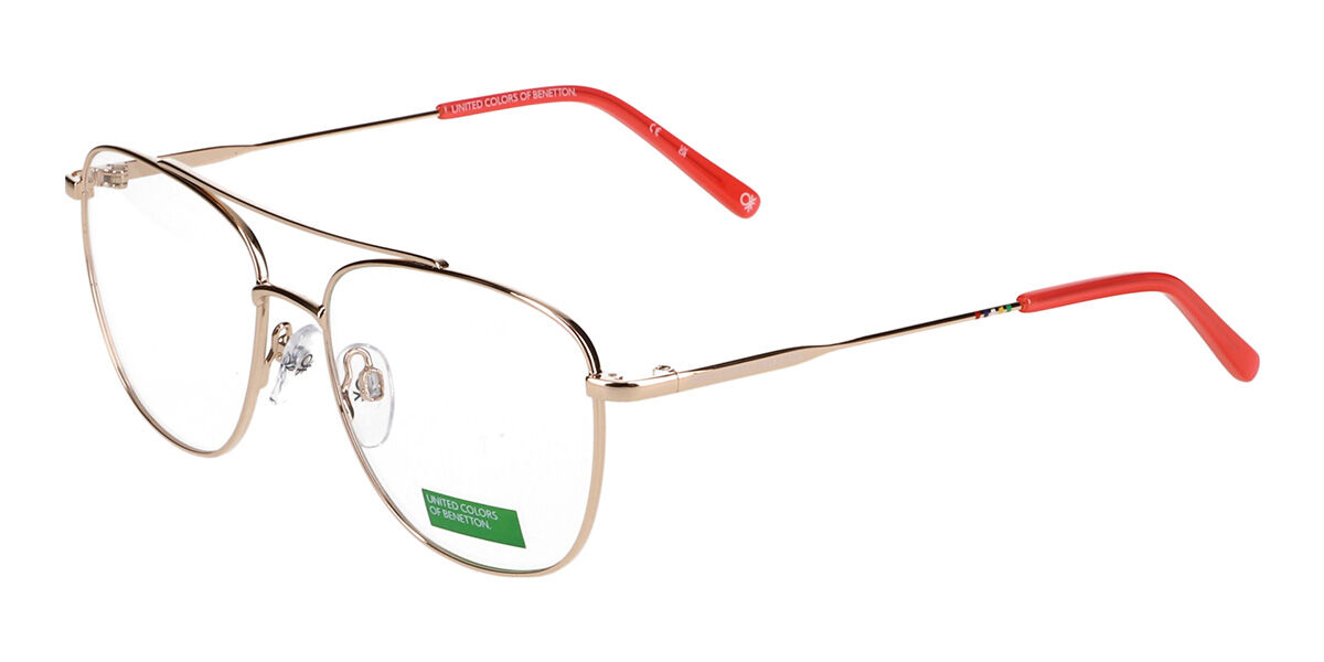D & G - ユナイテッド カラーズ オブ ベネトン United Colors of Benetton 3071 401 Full rim フルリム ゴールド Women レディース 女性用 ウィメンズ Eyeglasses メガネ 眼鏡 めがね フレーム 伊達メガネ 【正規品】【新品】【海外通販】【送料無料】