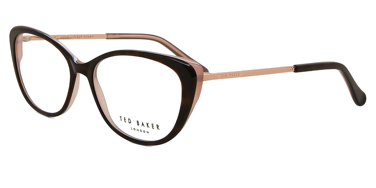 SmartBuyGlassesのテッドベイカー Ted Baker TB9198 219 Full rim フルリム べっ甲 Unisex ユニセックス 男女兼用 メンズ レディース Eyeglasses メガネ 眼鏡 めがね フレーム 伊達メガネ 【正規品】【新品】【海外通販】【送料無料】｜アングル2