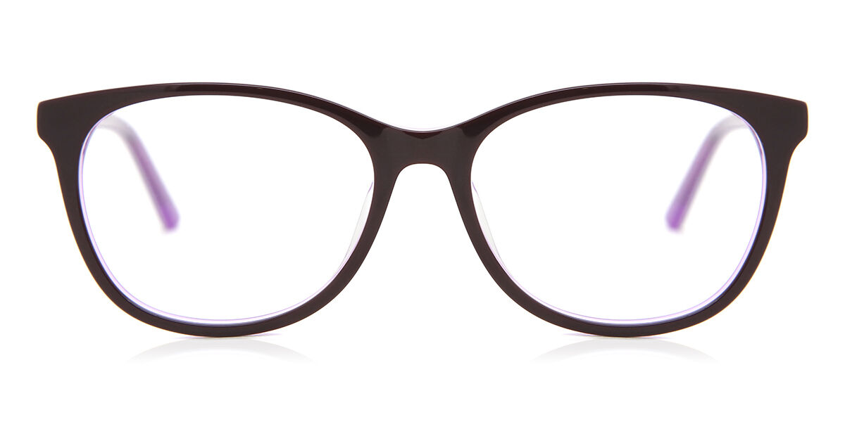 【正規品】【送料無料】SmartBuyコレクション Full Rim Square Purple SmartBuy Collection Teagan A59F Fashion Unisex Eyeglasses【海外通販】