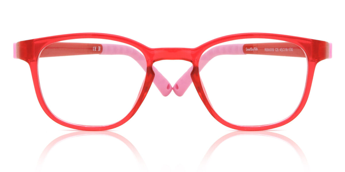 【正規品】【送料無料】SmartBuyキッズ Full Rim Square Pink SmartBuy Kids Buzz RB8005 C5 Fashion Kids Eyeglasses【海外通販】
