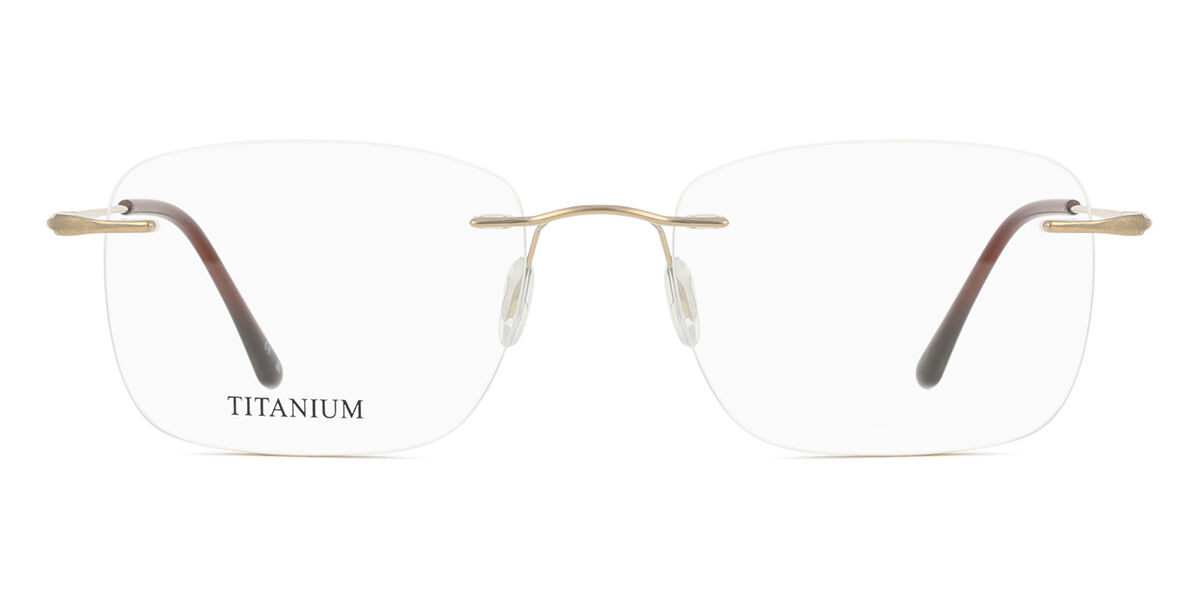 【正規品】【送料無料】SmartBuyコレクション Rimless Square Gold SmartBuy Collection Jacques RT-0024 C1 Fashion Unisex Eyeglasses【海外通販】