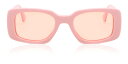 yKizyzACYRNeBu Full Rim Rectangle Blush Pink Arise Collective Ethel 107116S C3 Fashion Women SunglassesyCOʔ́z