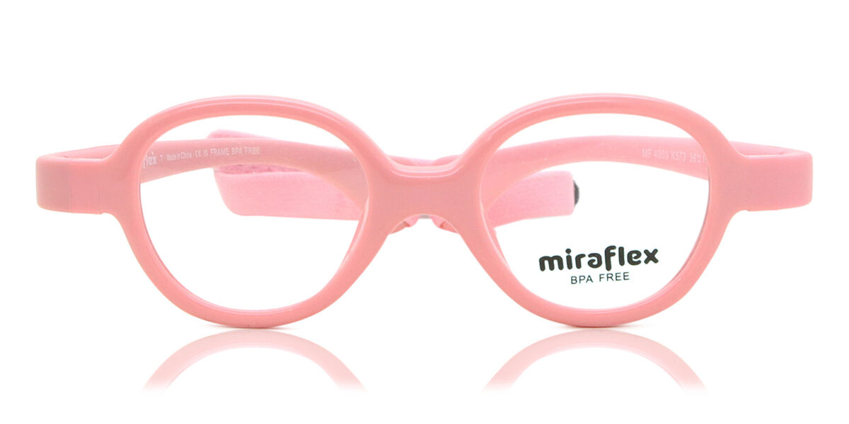 Glasses - ミラフレックス Miraflex MF4003 Kids K573 Full rim フルリム ピンク Kids キッズ Eyeglasses メガネ 眼鏡 めがね フレーム 伊達メガネ 【正規品】【新品】【海外通販】【送料無料】