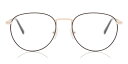 【正規品】【送料無料】SmartBuyコレクション Full Rim Oval Black Gold SmartBuy Collection Akami 920C Fashion Unisex Eyeglasses【海外通販】