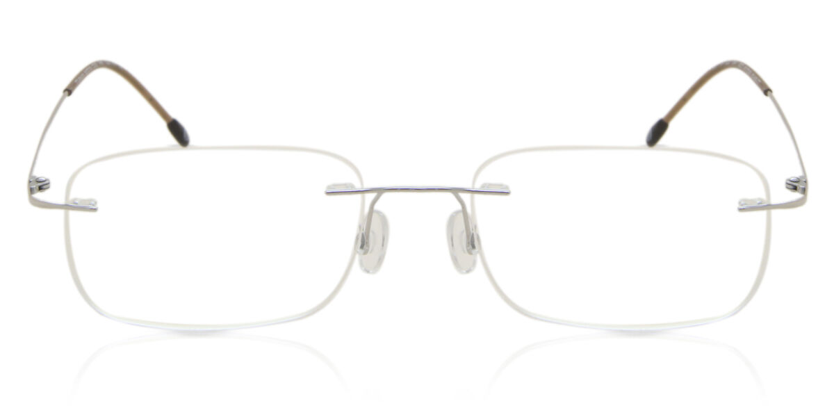 【正規品】【送料無料】SmartBuyコレクション Rimless Rectangle Silver SmartBuy Collection Bethanana TTGV01 003 Fashion Unisex Eyeglasses【海外通販】