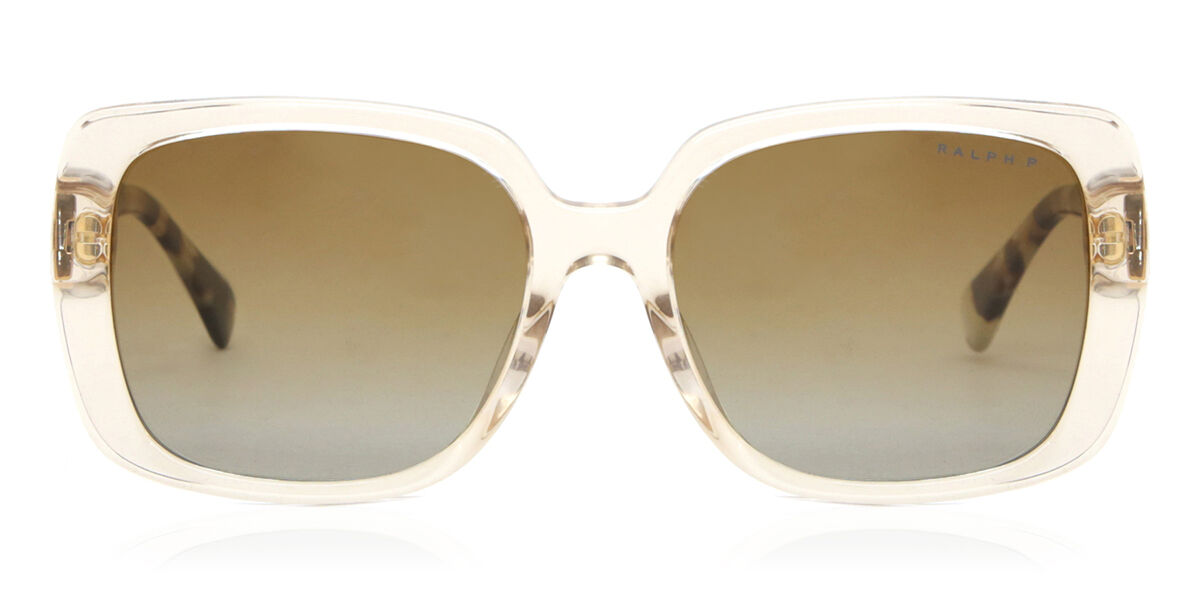 ラルフバイラルフローレン Ralph by Ralph Lauren RA5298U Polarized 6072T5 Full rim フルリム 透明ベージュ Women レディース 女性用 ウィメンズ Sunglasses サングラス さんぐらす 【UVカテゴリ2】【偏光】【正規品】【新品】【海外通販】【送料無料】