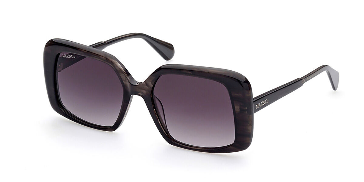 Rakuten - マックス＆カンパニー Max & Co. MO0031 WOOD 01B Full rim フルリム シャイニーブラック Women レディース 女性用 ウィメンズ Sunglasses サングラス さんぐらす 【UVカテゴリ3】【正規品】【新品】【海外通販】【送料無料】