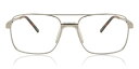 【正規品】【送料無料】SmartBuyコレクション Full Rim Pilot Shiny Silver SmartBuy Collection Lharby T-1416 003 Fashion Men Eyeglasses【海外通販】(4)