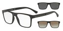 【正規品】【送料無料】エンポリオアルマーニ Emporio Armani EA4115 With Clip-On 58531W New Men Eyeglasses【海外通販】