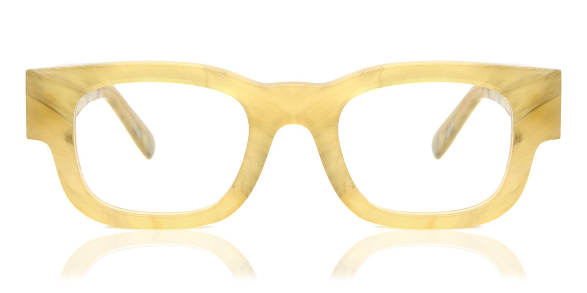Glasses - ティエリー ラスリー Thierry Lasry Bloody 6072 Full rim フルリム 透明 イエロー ホーン パターン Unisex ユニセックス 男女兼用 メンズ レディース Eyeglasses メガネ 眼鏡 めがね フレーム 伊達メガネ 【正規品】【新品】【海外通販】【送料無料】