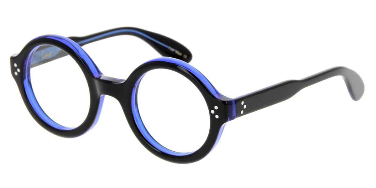 【正規品】【送料無料】 Lesca PHIL BLK/BLU New Unisex Eyeglasses【海外通販】