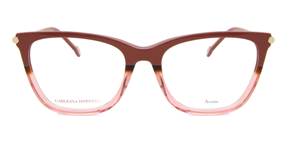 D & G - カロライナヘレラ Carolina Herrera CH 0028 VA4 Full rim フルリム 透明レッド／ツートーン Women レディース 女性用 ウィメンズ Eyeglasses メガネ 眼鏡 めがね フレーム 伊達メガネ 【正規品】【新品】【海外通販】【送料無料】
