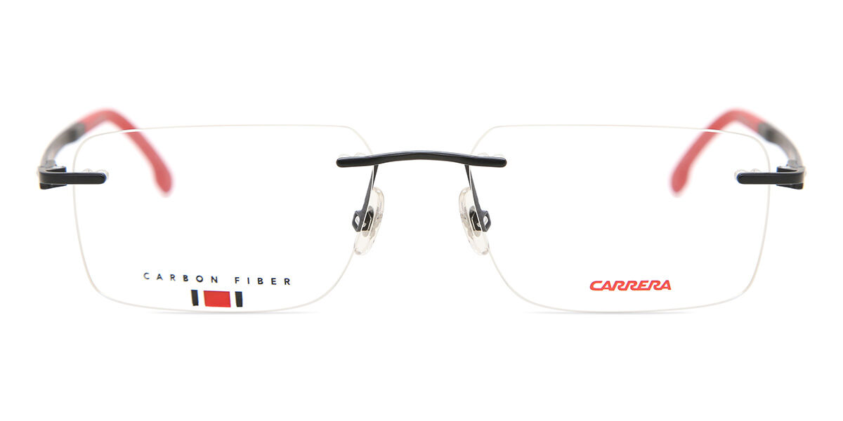 Glasses - カレラ Carrera 8853 003 Rimless リムレス マットブラック Men メンズ 男性用 Eyeglasses メガネ 眼鏡 めがね フレーム 伊達メガネ 【正規品】【新品】【海外通販】【送料無料】