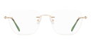 【正規品】【送料無料】SmartBuyコレクション Rimless Square Gold SmartBuy Collection Stannum OPECO Z68 C1 Fashion Unisex Eyeglasses【海外通販】(4)