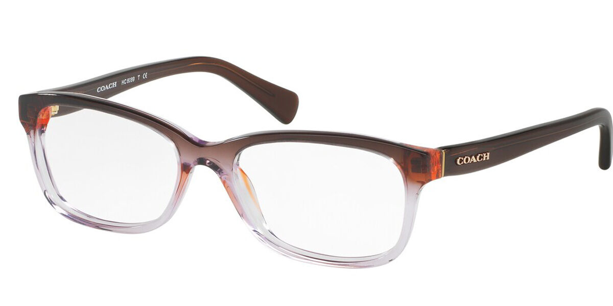 コーチ Coach HC6089 5401 Full rim フルリム トランスペアレント グラディエント パープル Women レディース 女性用 ウィメンズ Eyeglasses メガネ 眼鏡 めがね フレーム 伊達メガネ 
