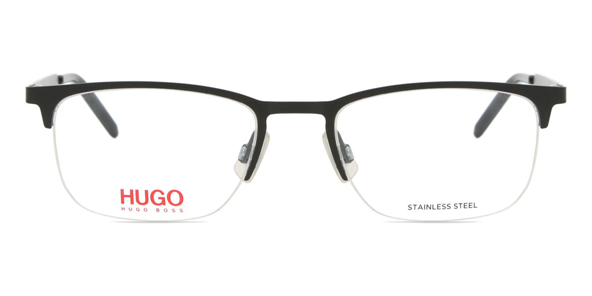 ヒューゴ HUGO HG 1019 003 Semi rimless セミリムレス マットブラック Men メンズ 男性用 Eyeglasses メガネ 眼鏡 めがね フレーム 伊達メガネ 【正規品】【新品】【海外通販】【送料無料】
