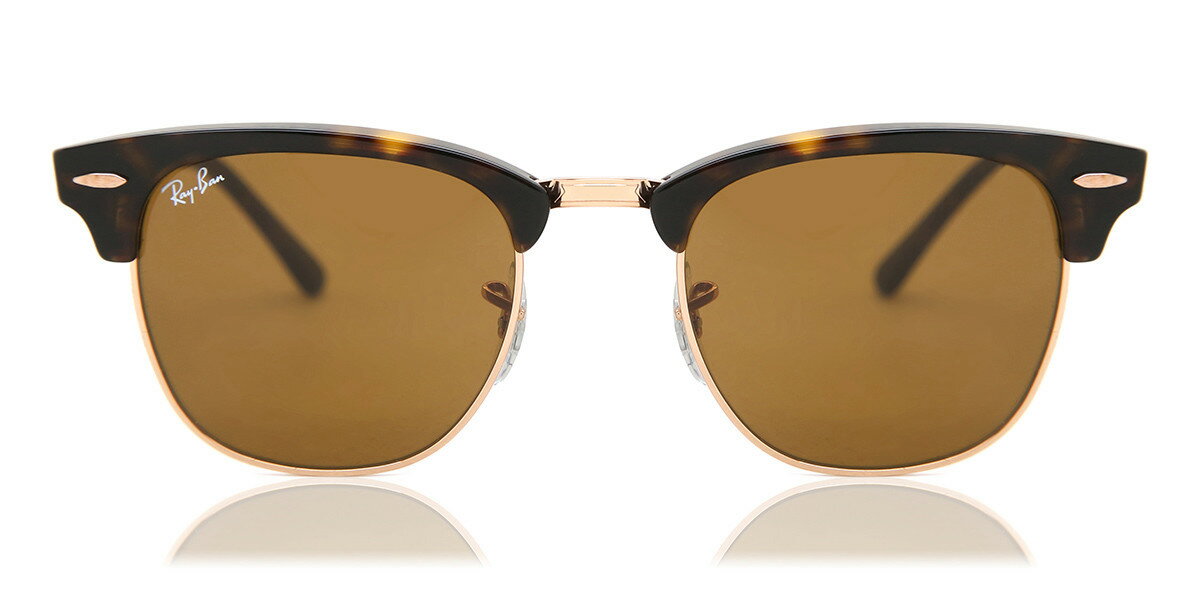 【海外通販】Ray Ban レイバン ユニセックス サングラス Ray-Ban RB3016 Clubmaster 130933 49 サイズ 正規品 安い ケース&クロス付