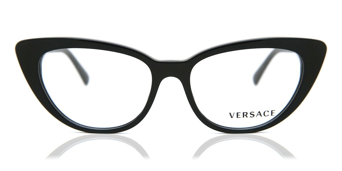 【海外通販】Versace ヴェルサーチ レディース メガネ Versace VE3286 GB1 54 サイズ 正規品 安い ケース＆クロス付