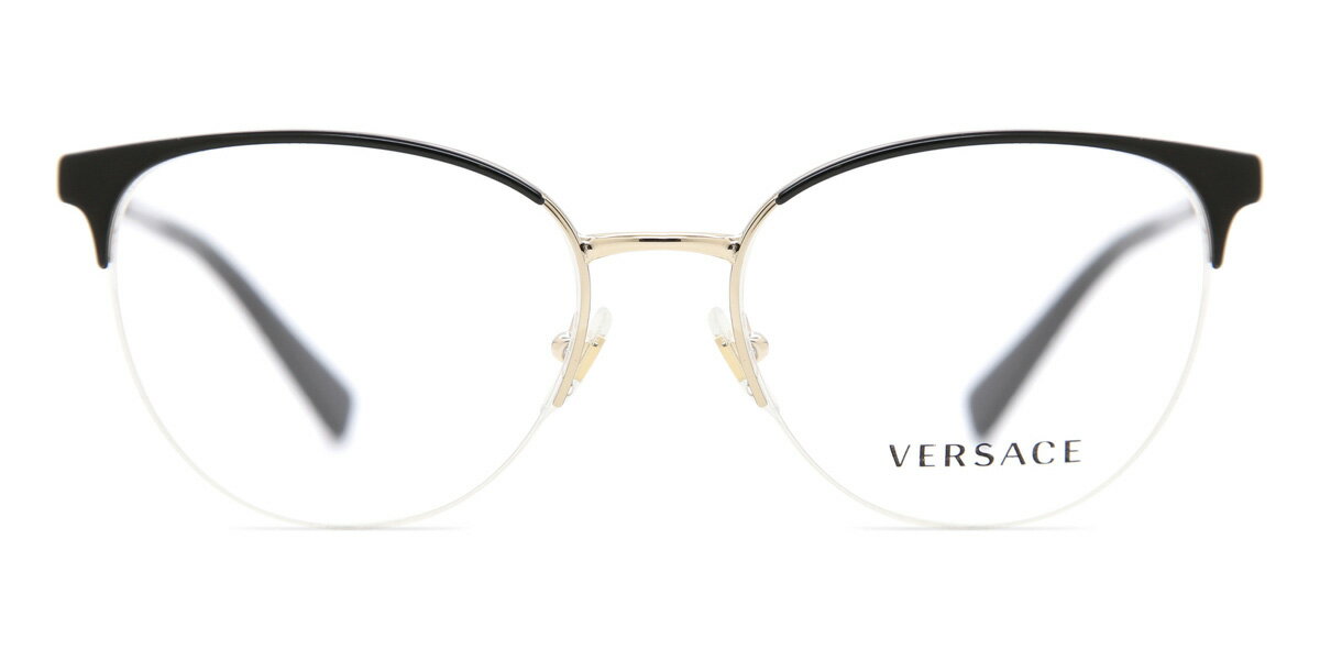 【正規品】【送料無料】Versace ヴェルサーチ レディース メガネVersace VE1247 1252 52サイズ 正規品 安い ケース＆クロス付 超 軽量 薄い【海外通販】