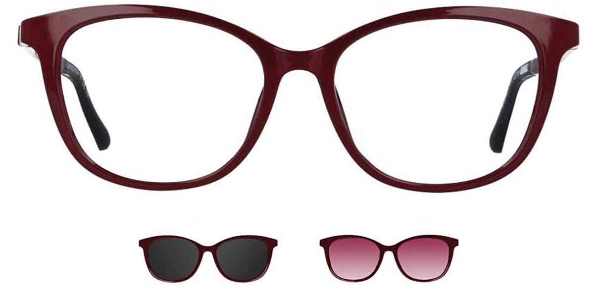 【正規品】【送料無料】SmartBuyコレクション Clip on Cat Eye Dark Red SmartBuy Collection Bree Wit..