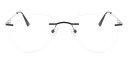 【正規品】【送料無料】SmartBuyコレクション Rimless Oval Black SmartBuy Collection Harlem WM6509 C2 Fashion Unisex Eyeglasses【海外通販】(4)