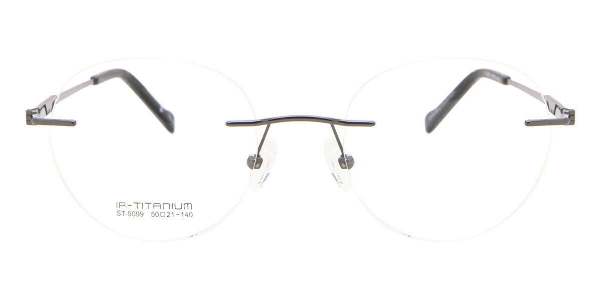 【正規品】【送料無料】SmartBuyコレクション Rimless Oval Gunmetal SmartBuy Collection Hawkins ST-9099 C156 Fashion Unisex Eyeglasses【海外通販】