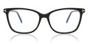 【正規品】【送料無料】トムフォード Tom Ford FT5842-B Blue-Light Block 001 New Women Eyeglasses【海外通販】