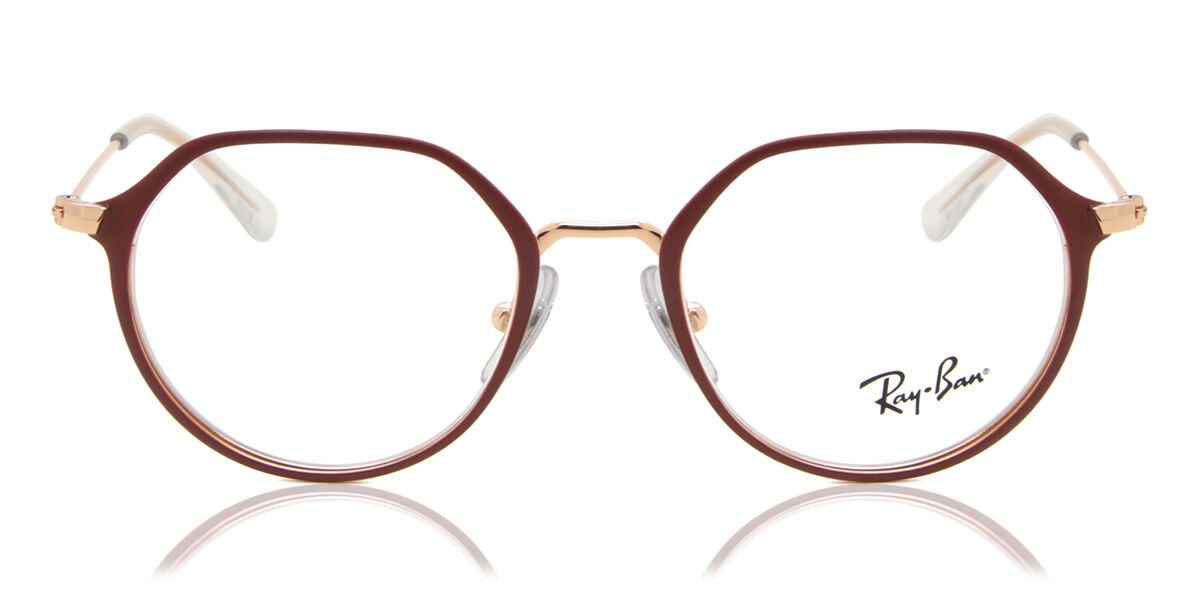 OAKLEY - レイバン キッズ Ray-Ban Kids RY1058 4077 Full rim フルリム ローズゴールドのマットバーガンディ Kids キッズ Eyeglasses メガネ 眼鏡 めがね フレーム 伊達メガネ 【正規品】【新品】【海外通販】【送料無料】