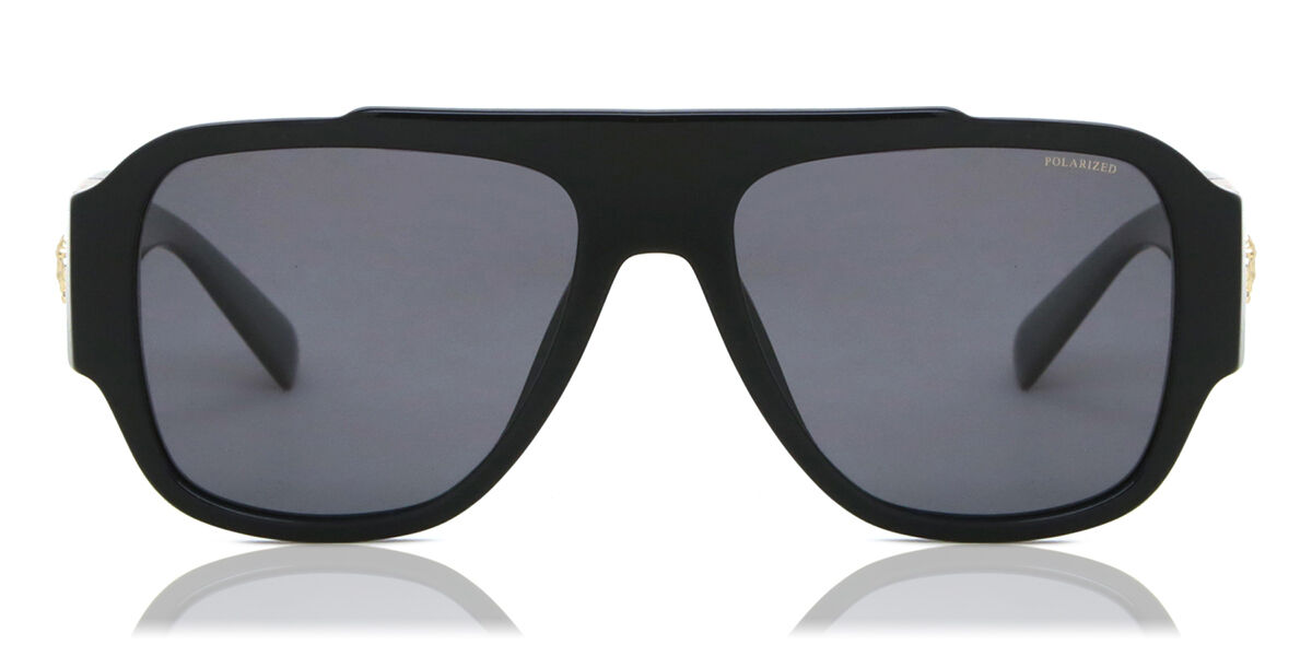 VERSACE - ヴェルサーチ Versace VE4436U Polarized GB1/81 Full rim フルリム ブラック Men メンズ 男性用 Sunglasses サングラス さんぐらす 【UVカテゴリ3】【偏光】【正規品】【新品】【海外通販】【送料無料】