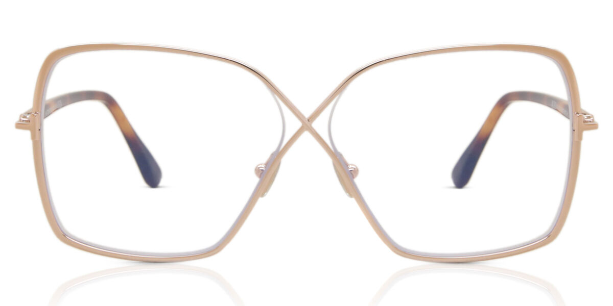 トムフォード Tom Ford FT5841-B 028 Blue-Light Block Full rim フルリム 光沢のあるローズゴールド Women レディース 女性用 ウィメンズ Eyeglasses メガネ 眼鏡 めがね フレーム 伊達メガネ 【正規品】【新品】【海外通販】【送料無料】