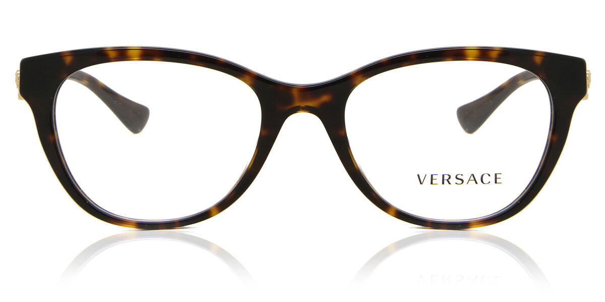 Other - ヴェルサーチ Versace VE3330 108 Full rim フルリム ダークトータス Women レディース 女性用 ウィメンズ Eyeglasses メガネ 眼鏡 めがね フレーム 伊達メガネ 【正規品】【新品】【海外通販】【送料無料】