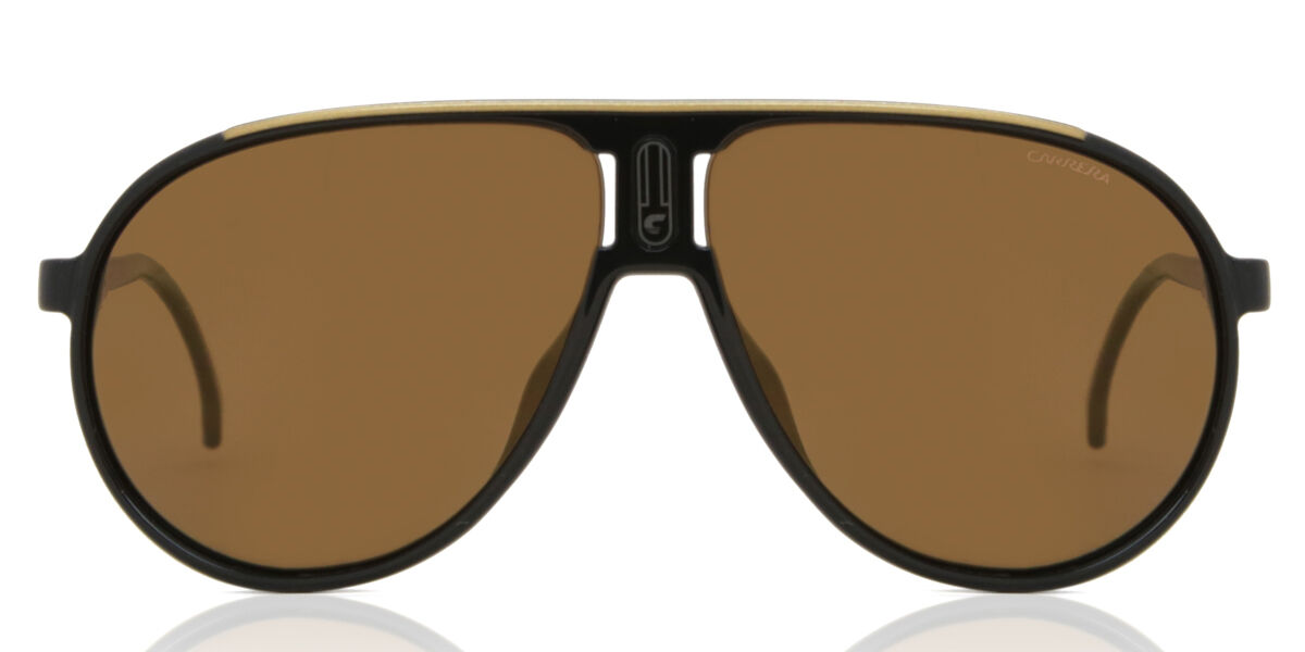 カレラ Carrera CHAMPION65/N 2M2/YL Full rim フルリム ブラック ゴールド Unisex ユニセックス 男女兼用 メンズ レディース Sunglasses サングラス さんぐらす 【UVカテゴリ3】【正規品】【新品】【海外通販】【送料無料】