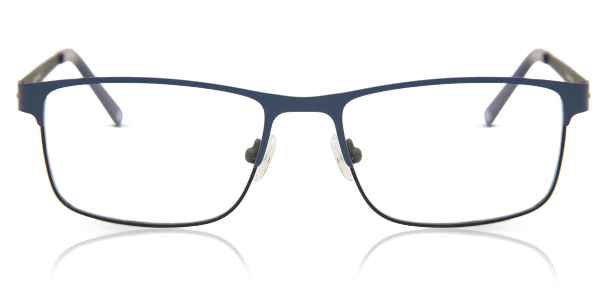 【正規品】【送料無料】SmartBuyコレクション Full Rim Rectangle Blue SmartBuy Collection Edstone M3B Fashion Men Eyeglasses【海外通販】