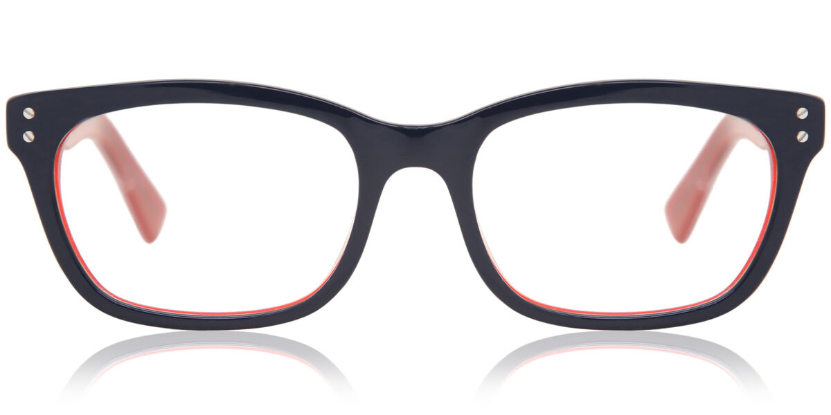 【正規品】【送料無料】SmartBuyコレクション Full Rim Rectangle Blue SmartBuy Collection Finley A106A Fashion Unisex Eyeglasses【海外通販】