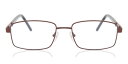 【正規品】【送料無料】SmartBuyコレクション Full Rim Rectangle Brown SmartBuy Collection Ivy 659B ...
