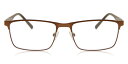 【正規品】【送料無料】SmartBuyコレクション Full Rim Rectangle Brown SmartBuy Collection Blaire Asian Fit 605C Fashion Unisex Eyeglasses【海外通販】(4)