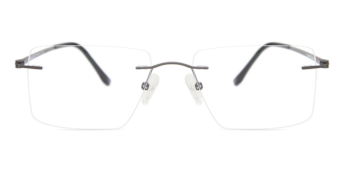 【正規品】【送料無料】SmartBuyコレクション Rimless Square Blue/Gunmetal SmartBuy Collection Chronia TT-131 M04 Fashion Unisex Eyeglasses【海外通販】