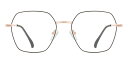 【正規品】【送料無料】SmartBuyコレクション Full Rim Geometric Rose Gold Black SmartBuy Collection Addisone 911B Fashion Men Eyeglasses【海外通販】(4)