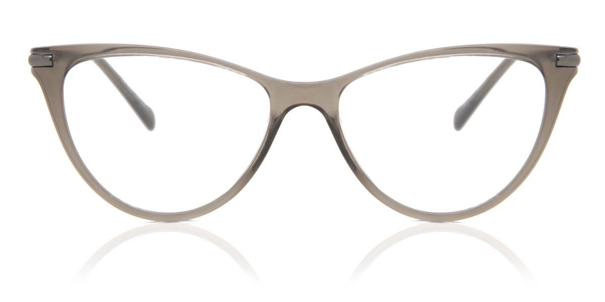 【正規品】【送料無料】SmartBuyコレクション Full Rim Cat Eye Transparent Grey SmartBuy Collection Soren AC1E Fashion Women Eyeglasses【海外通販】
