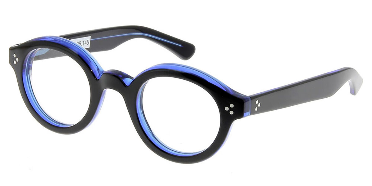 【正規品】【送料無料】 Lesca CORBS BLK/BLUE New Unisex Eyeglasses【海外通販】