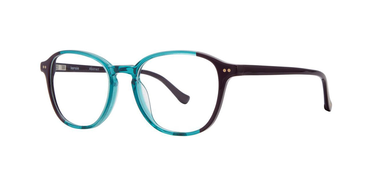 【正規品】【送料無料】ケンシー Kensie Abstract Turquoise New Unisex Eyeglasses【海外通販】