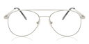 【正規品】【送料無料】SmartBuyキッズ Full Rim Pilot Shiny Silver SmartBuy Kids Llevado MK3-44B Fashion Kids Eyeglasses【海外通販】(4)