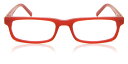 yKizyzSmartBuy Readers Full Rim Rectangle Red SmartBuy Readers M0385 004 Fashion Men EyeglassesyCOʔ́z