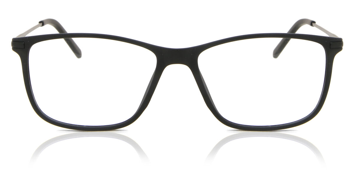 【正規品】【送料無料】SmartBuyコレクション Full Rim Square Black SmartBuy Collection Regent AC24G Fashion Unisex Eyeglasses【海外通販】